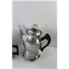 Image 6 : (3) Stainless Kettles & Coffee Perculator (No Cord)
