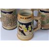 Image 3 : (3) Beer Steins, Snowman Pitcher, Rooster Decor, Magnifier