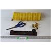 Image 1 : Air Hose, Brass Hose Splitter, Wood Rasp, Scissors