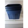 Image 1 : * (3) Rubbermaid Roughneck Totes, No Lids - 68L