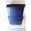 Image 1 : * (2) Sterilite Totes With Lids, Two Extra Lids