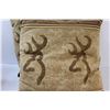 Image 3 : (4) 2 - Browning Throw Pillows 15" x 17" & 2 - Browning Pillow Shams