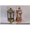 Image 1 : (2) Decorative Hanging Bottle Lanterns / Music Boxes - Both Work