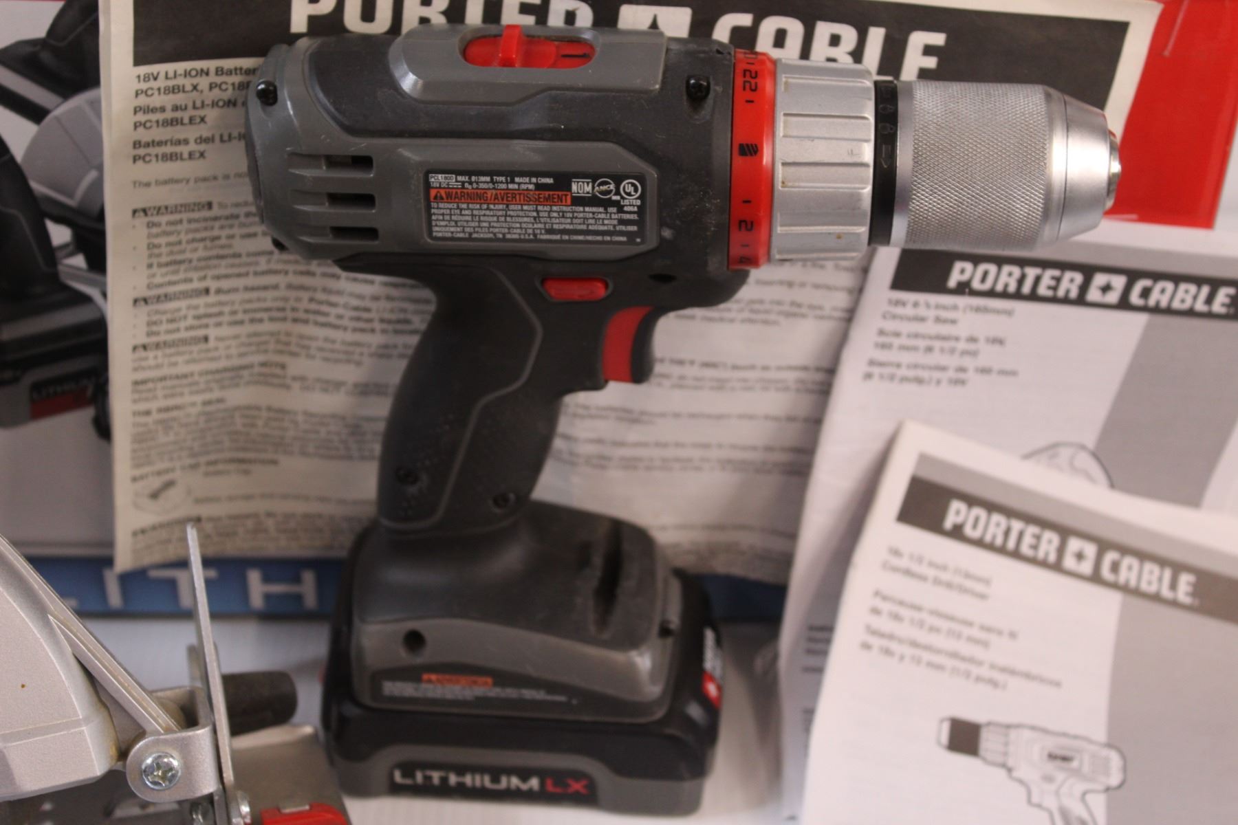 *Porter Cable 18V Drill / Driver; Reciprocating Saw; Skill Saw; Charger