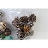 Image 2 : Assorted Decor/Craft Items - Acorns - Glass Ball