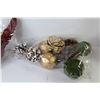 Image 3 : Assorted Decor/Craft Items - Acorns - Glass Ball