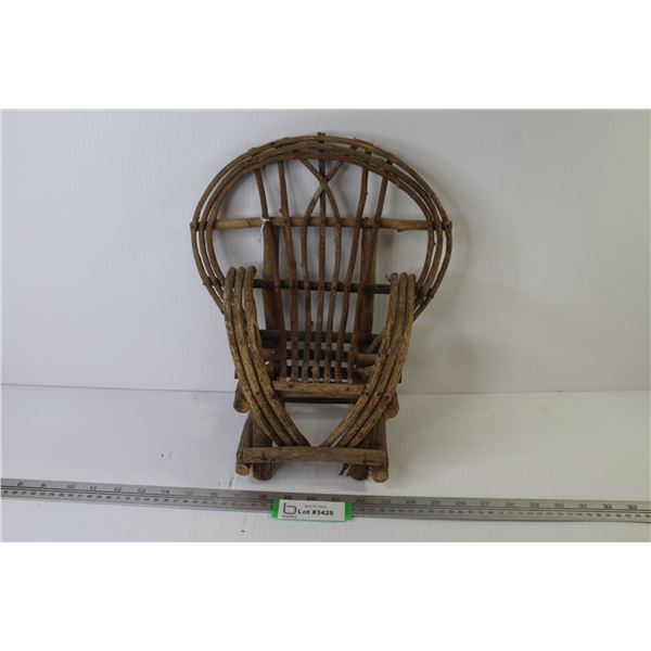 Doll Size Wicker Chair