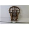 Image 1 : Doll Size Wicker Chair