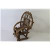 Image 2 : Doll Size Wicker Chair