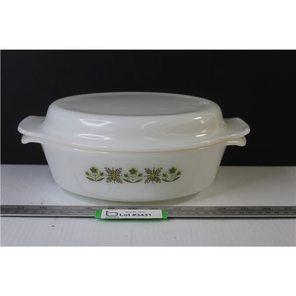 Fire King Casserole Dish w/Lid