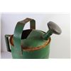 Image 2 : Vintage Metal Class Room Garbage Can - Vintage watering Can (some Rusting)