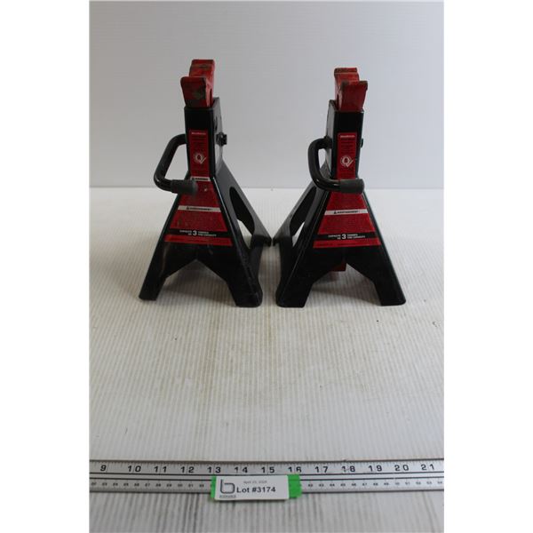 (2) 3 Ton Jack Stands