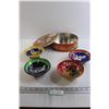 Image 1 : (4) Handmade NFL Bowls, Tin Container