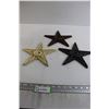 Image 1 : (3) Cast Iron Ornamental Stars