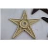 Image 2 : (3) Cast Iron Ornamental Stars