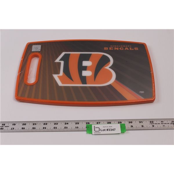 NFL Licensed Cutting Board "Cincinnati Bengals" - New in Package