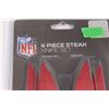 Image 3 : NFL Licensed (4pc) Steak Knife Set "Houston Texans" - New in Package