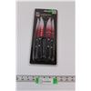 Image 1 : NFL Licensed (4pc) Steak Knife Set "Atlanta Falcons" - New in Package