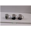 (3) NHL/NFL Branded Ceramic Coffee Mugs - NHL, Panthers & Broncos (Chips)