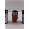 Image 3 : (3) NHL/NFL Branded Insulated Travel Mugs - Anaheim Ducks, Chicago Bears (Cozy Style), Dallas Cowboy