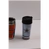 Image 4 : (3) NHL/NFL Branded Insulated Travel Mugs - Anaheim Ducks, Chicago Bears (Cozy Style), Dallas Cowboy