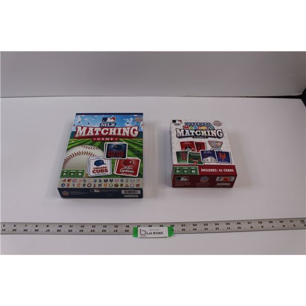 MLB Matching Game & Baseball Mascots Matching Game (Both NIB)