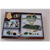 Image 4 : Oyo 64pc CFL Licensed Saskatchewan Roughriders Endzone Set & NHL Licensed Hockey Mascots Matching Ga