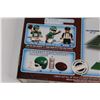 Image 5 : Oyo 64pc CFL Licensed Saskatchewan Roughriders Endzone Set & Funko Games "Peppermint Lane" Something