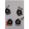Image 3 : (8) CFL Licensed Saskatchewan Roughriders Monogramed Key Chains - Various Names