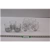 (7) Calgary Flames Glasses - (3) 10oz Islander Glasses & (4) 16oz Wine Glasses