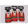 Image 2 : (3) NHL Licensed Neoprene Bottle Coolers - Minnesota Wild