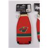 Image 5 : (3) NHL Licensed Neoprene Bottle Coolers - Minnesota Wild