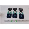 Image 1 : (3) NHL Licensed Neoprene Bottle Coolers - Seattle Kraken