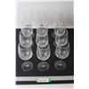 Image 1 : (12) Fully Tempered Glassware Goblets - New In Box