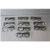 Image 1 : (10) Pairs Clear Lens Glasses
