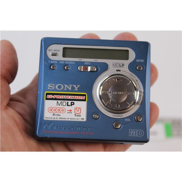 Sony Minidisc Player Recorder Walkman #MZ-R700 Mega Bass - Powers up ...