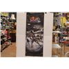 Image 1 : Doubled Sided "Red Bull" Crashed Ice 58" Long 23 1/2" Wide Poster Flag Wall Hanging - Roller Derby o