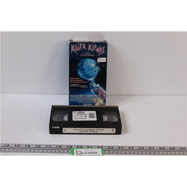 Very Rare VHS "Killer Klowns From Outerspace" 1988 Movie Cult Classic!