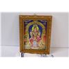 Image 3 : (6) Lot "Hindu Weather God - Mariamann" Framed Photo; St. Albans Tea Towel; Jewelry Boxes