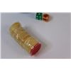 Image 2 : Vintage Fabulous Las Vegas Loot Bag with Lucite Poker Chips & 2 Vintage Dice