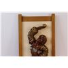 Image 2 : Mariachi Dancer Wall Art - Made of Wood and Pottery: 23" Long 9" Wide