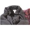 Image 2 : (2) Ladies Jackets: Eddie Bauer Purple Primaloft Size M; Midtown Black-tie Waist Size L