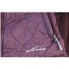 Image 7 : (2) Ladies Jackets: Eddie Bauer Purple Primaloft Size M; Midtown Black-tie Waist Size L
