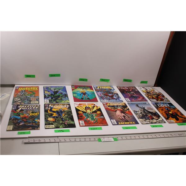 (12) DC Comics 1992-2016 - Suicide Squad, Green Lantern Corps, Black Canary, Titans, Grifter, Secret