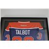 Image 2 : * Framed Edmonton Oilers Cam Talbot #33 Signed Jersey - 40 x 32 x 3