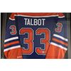 Image 3 : * Framed Edmonton Oilers Cam Talbot #33 Signed Jersey - 40 x 32 x 3