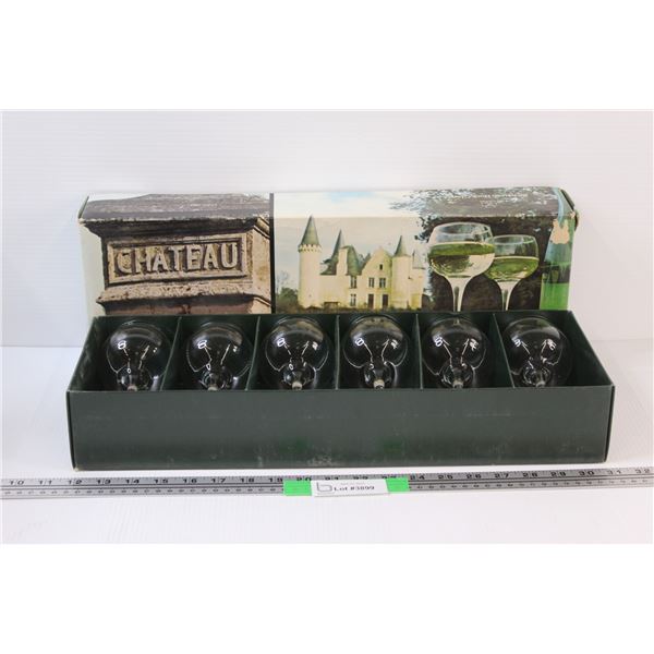 (6) Chateau Hock Wine Glasses in Original Box