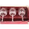 Image 4 : (6) Royal Crystal Rock RCR 24% Lead Crystal Wine Glasses in Original Box