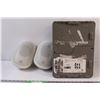 Image 1 : (3) Pair of Factory Electronics Indoor / Outdoor Two-Way Speakers & Storage Box