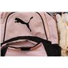 Image 2 : (7) Puma Pink Backpack (Soiled) Baking Shirt, Apron, Misc.